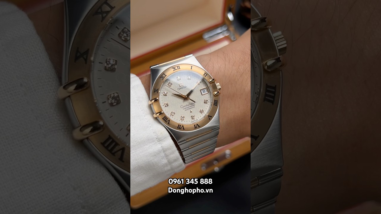 OMEGA CONSTELLATION CO‑AXIAL 111.20.36.20.52.001 35.5mm #donghopho #watch #omega