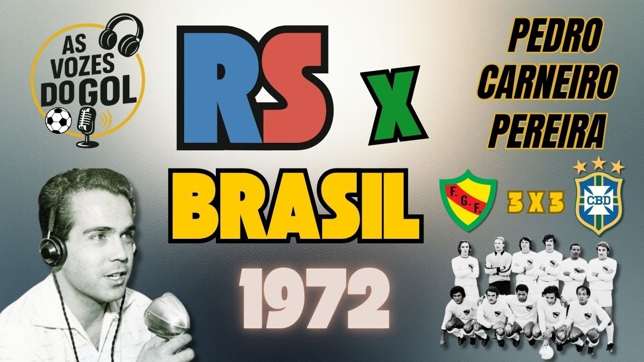 Seleção Gaúcha 3 x 3 Seleção Brasileira - Pedrinho narra 