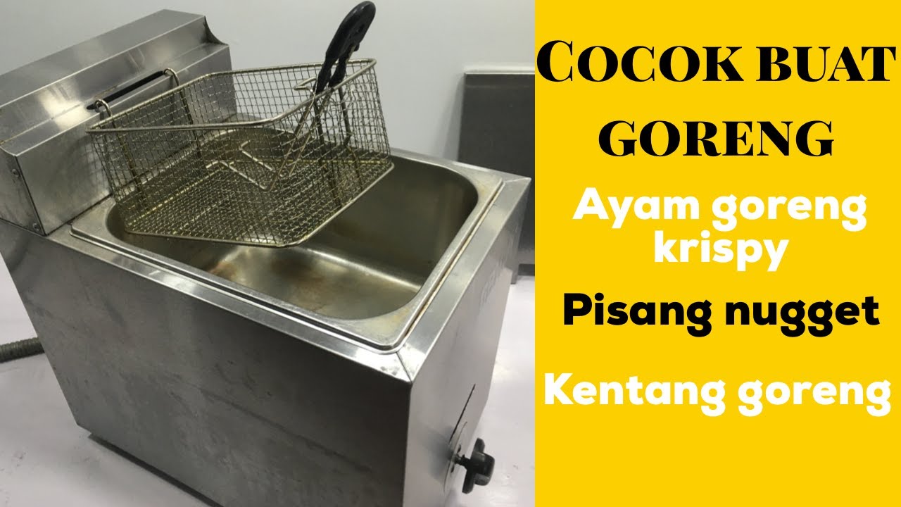 ALAT  PENGGORENGAN GAS DEEP FRAYER / BUAT GORENG AYAM KRISPY PISANG NUGGET KENTANG GORENG