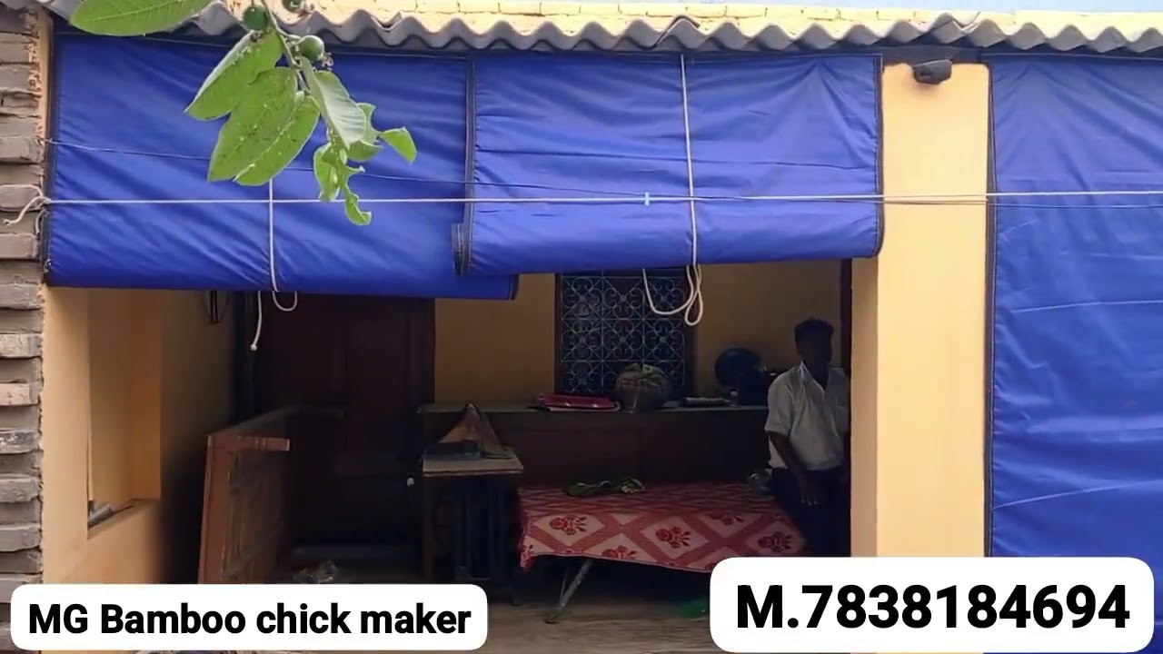 MG Bamboo chick maker PAN INDIA installation services available 7838184694( @mgbamboohutmaker1028 )