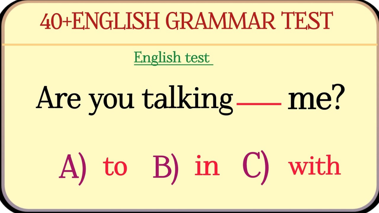 G for Grammar past present future mix✨ 40+ENGLISH GRAMMAR TEST