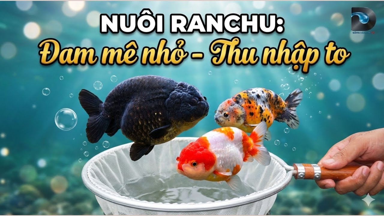 Khám phá trại cá Ranchu siêu đẹp