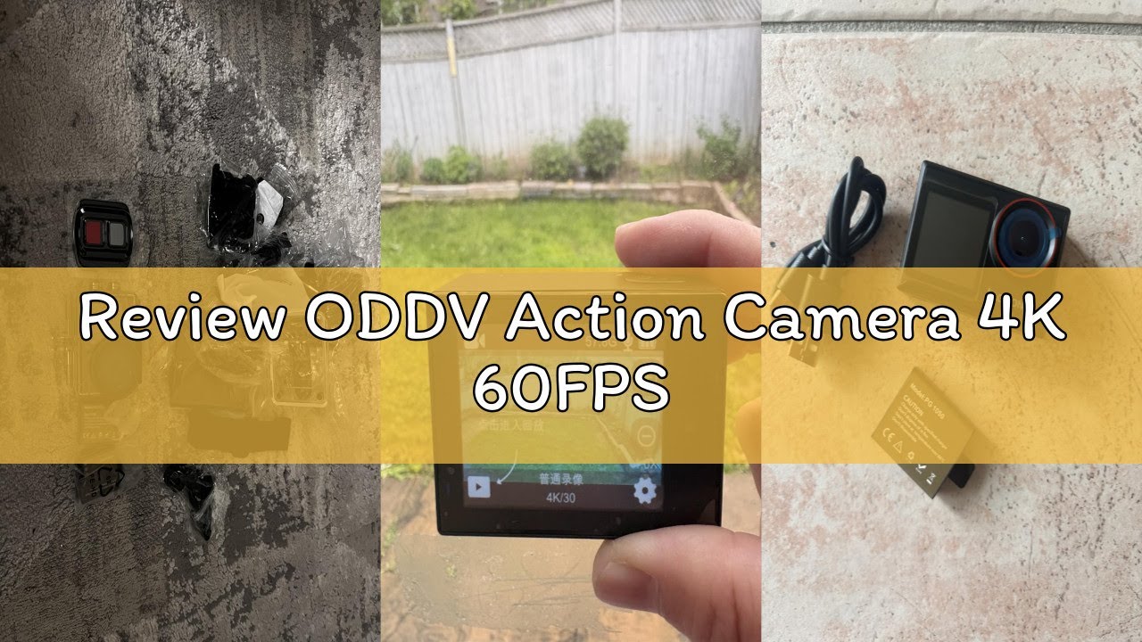 Review ODDV Action Camera 4K 60FPS