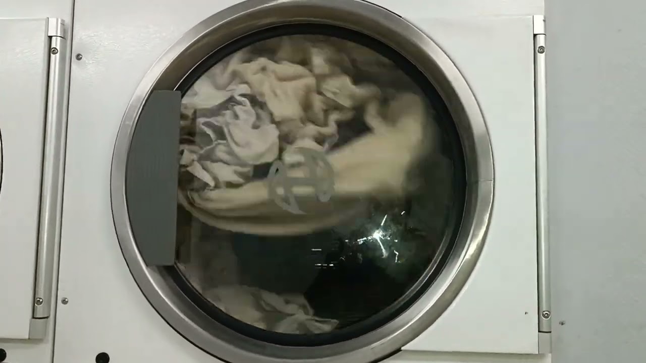 Laundrette: Electrolux W365H exacta control commercial washers in action