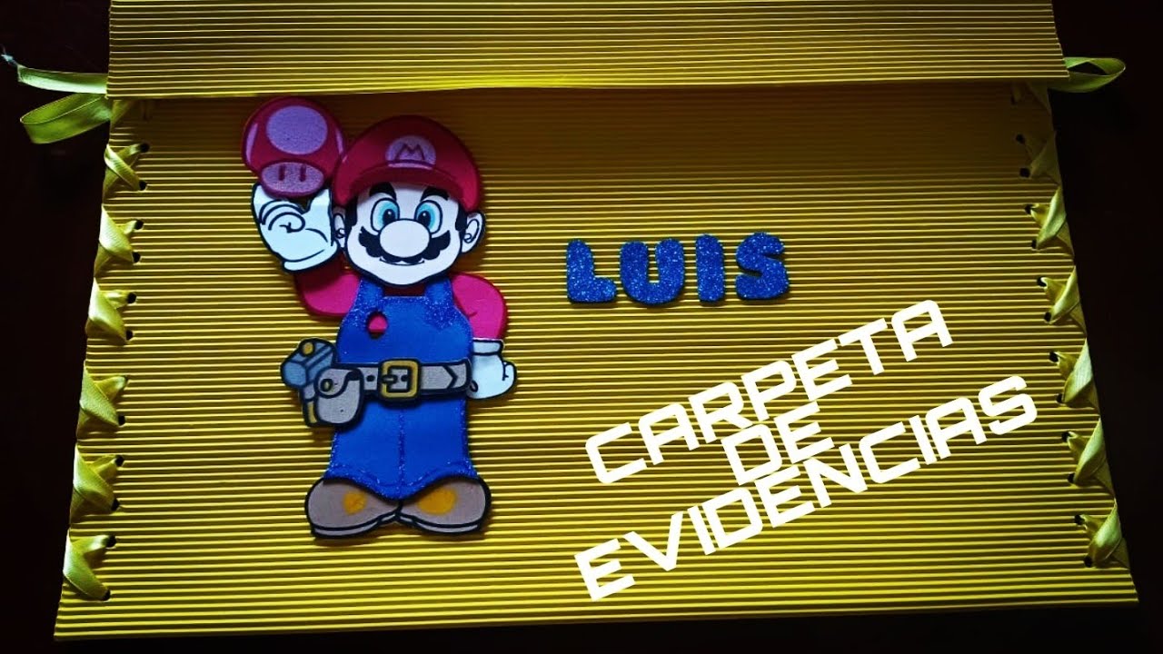 Como hacer una carpeta evidencias de papel corrugado