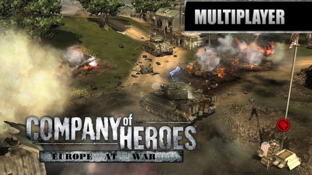 Company of Heroes Co-Op (Crossing Meuse) 2vs4 Expert CPU [Europe At War mod]