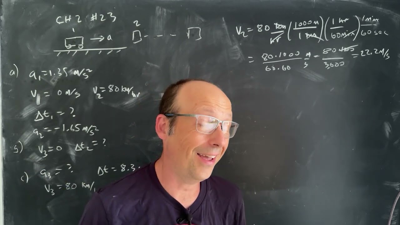 Physics Problem: Calculating the Acceleration of a Train
