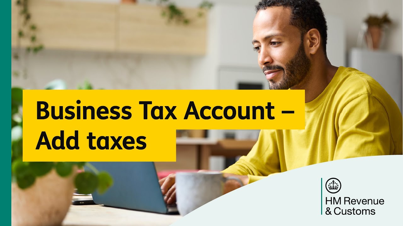 How do I add a tax to my business tax account?