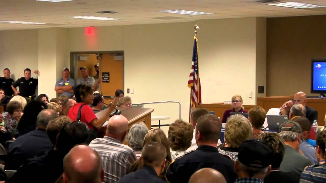 Terry Sanchez speaking in Collin County