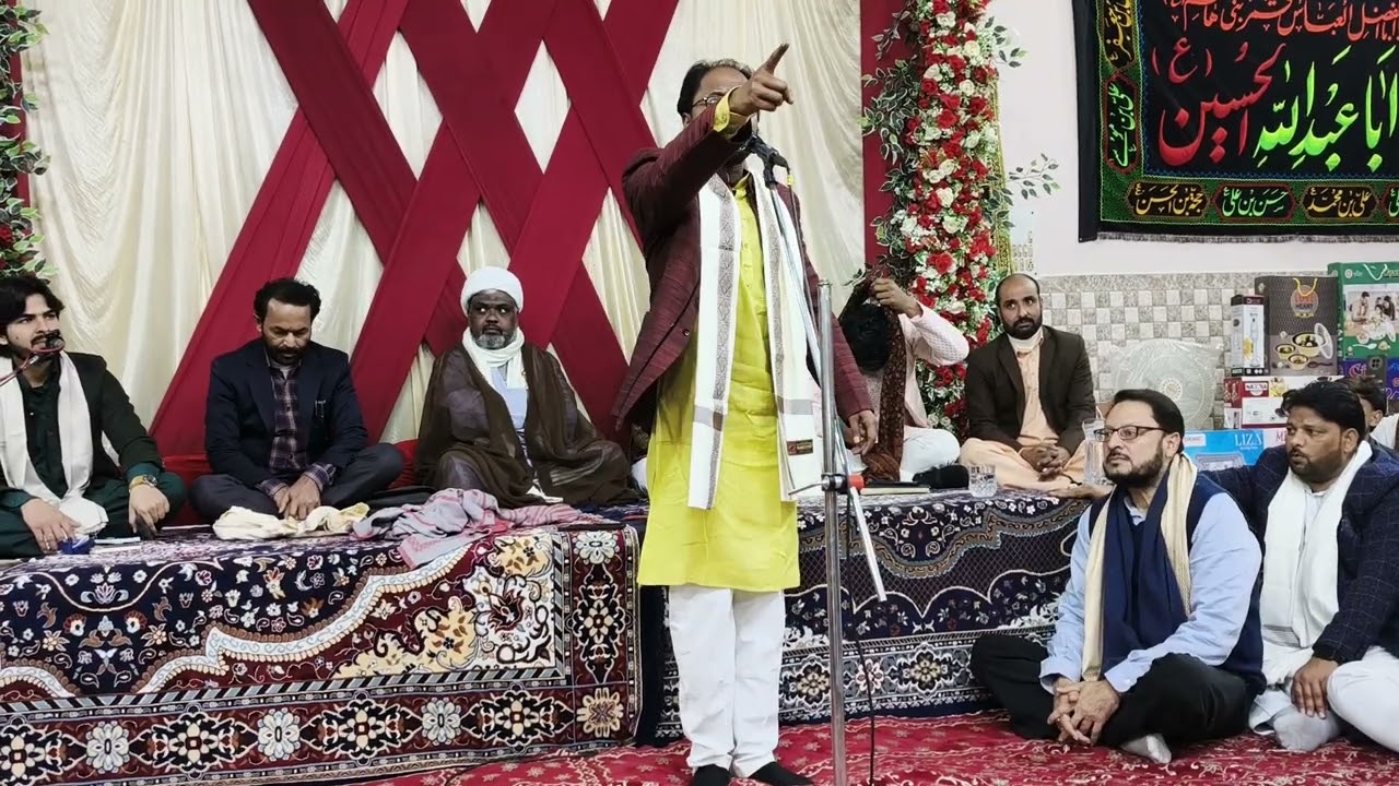 Bazm e muntazir jnb shabad jalal puri sb chok sadat Shikarpur up india 
