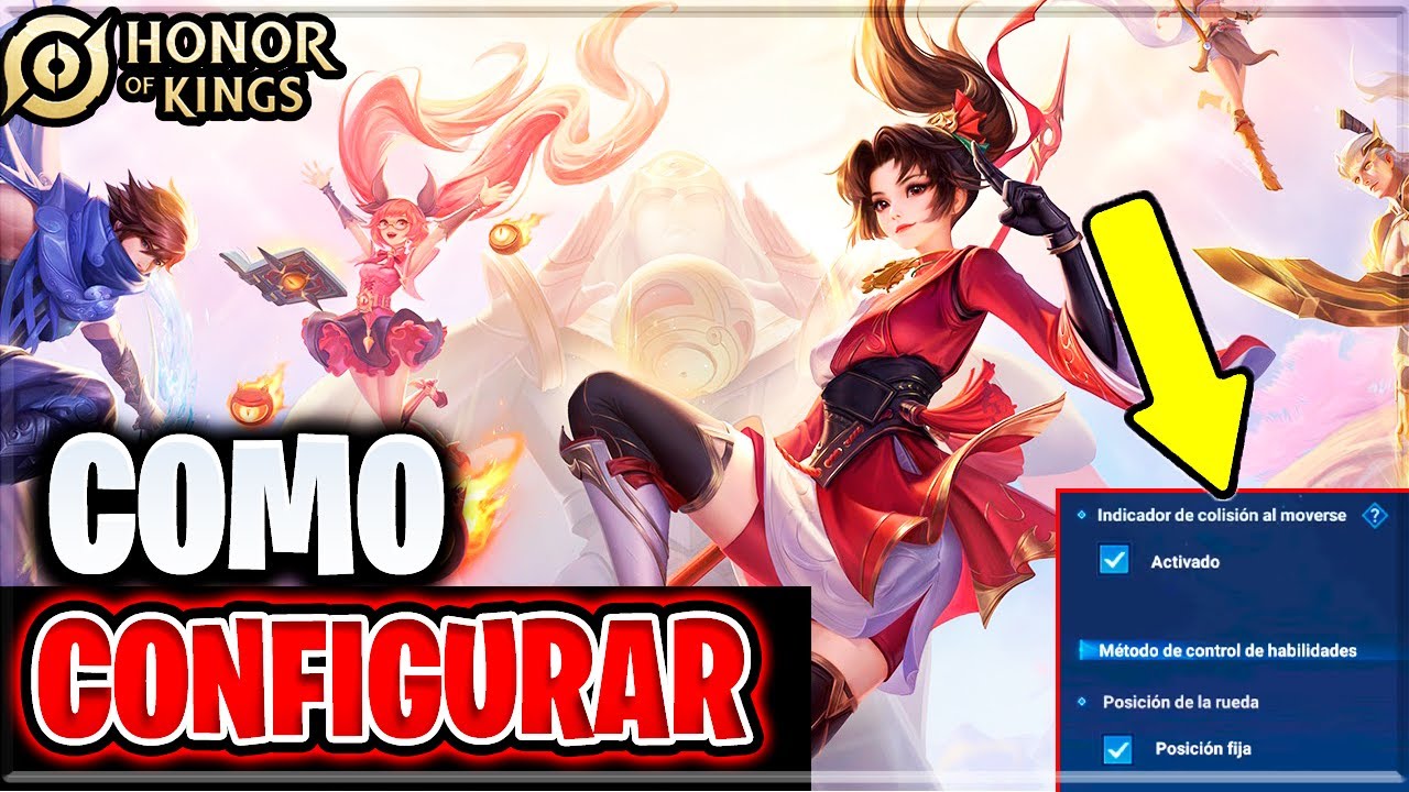 TE MUESTRO la CONFIGURACIÓN para JUGAR MEJOR en HOK  | HONOR OF KINGS ESPAÑOL