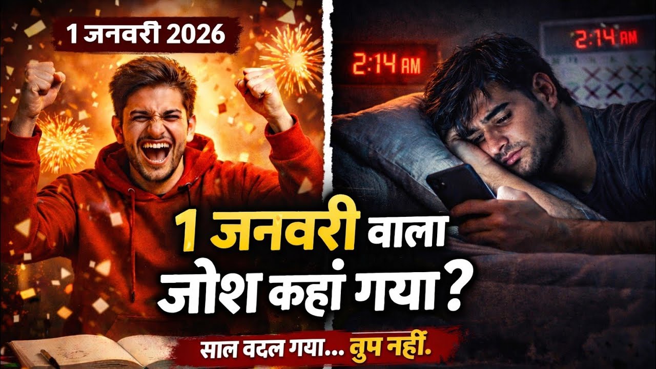 2026 के इतने दिन निकल गए… और तुम अभी भी वहीं हो? | 1 जनवरी वाला जोश कहाँ गया?
