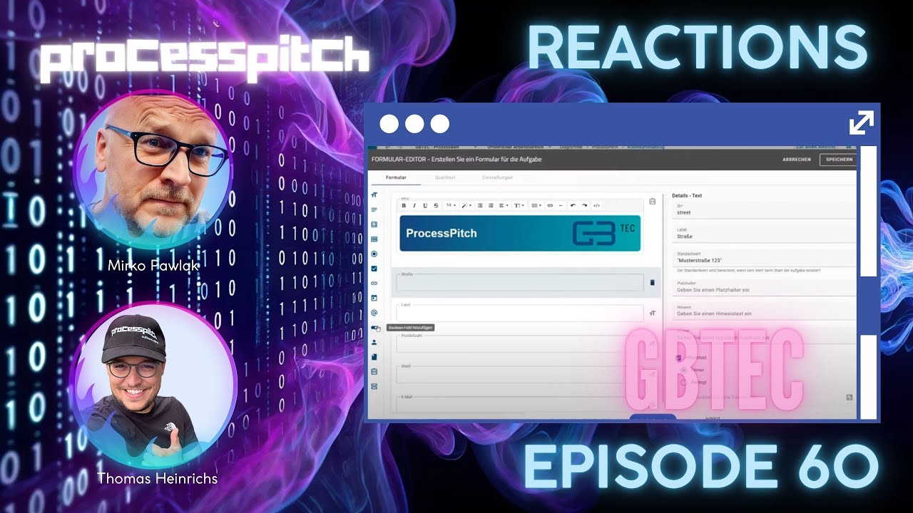 processpitch - REACTIONS EPISODE 60, Thema: GBTEC