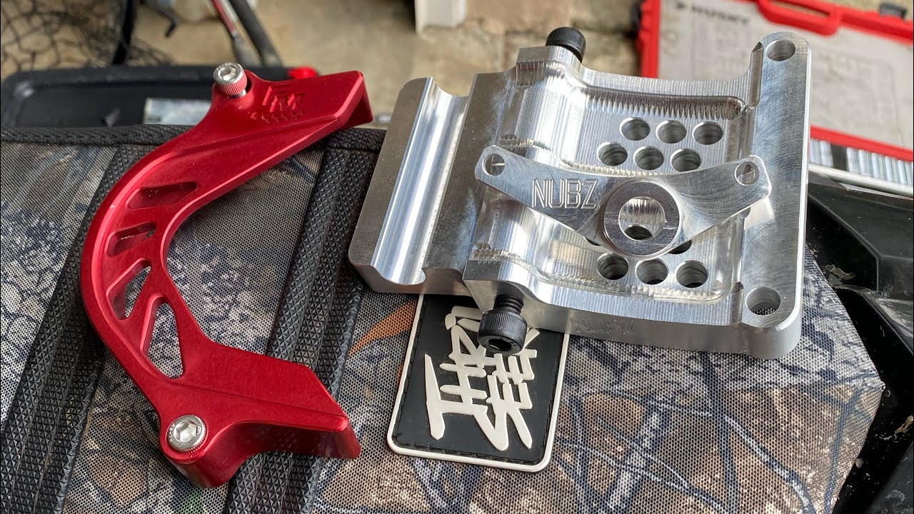 2021 Honda Crf110 Build Part 5 | Front Sprocket Cover, Nubz Shift Shaft Brace, Nubz Cradle
