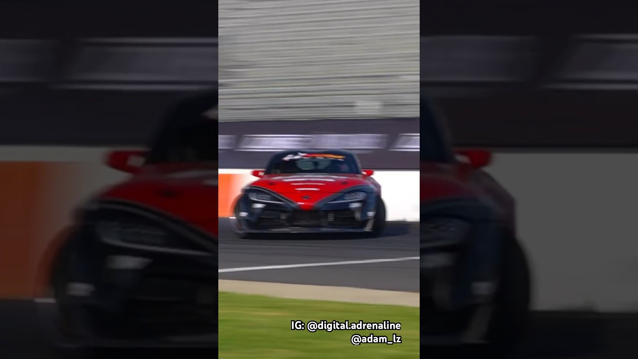 4-Rotor Madness: Adam LZ Unleashes Drifting Spectacle in Toyota GR Supra! 🏎️🔊 #Shorts | GSCN 2024