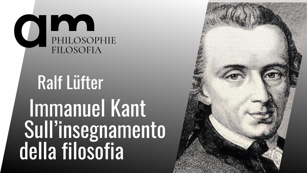 Ralf Lüfter - Kant e l'insegnamento della filosofia