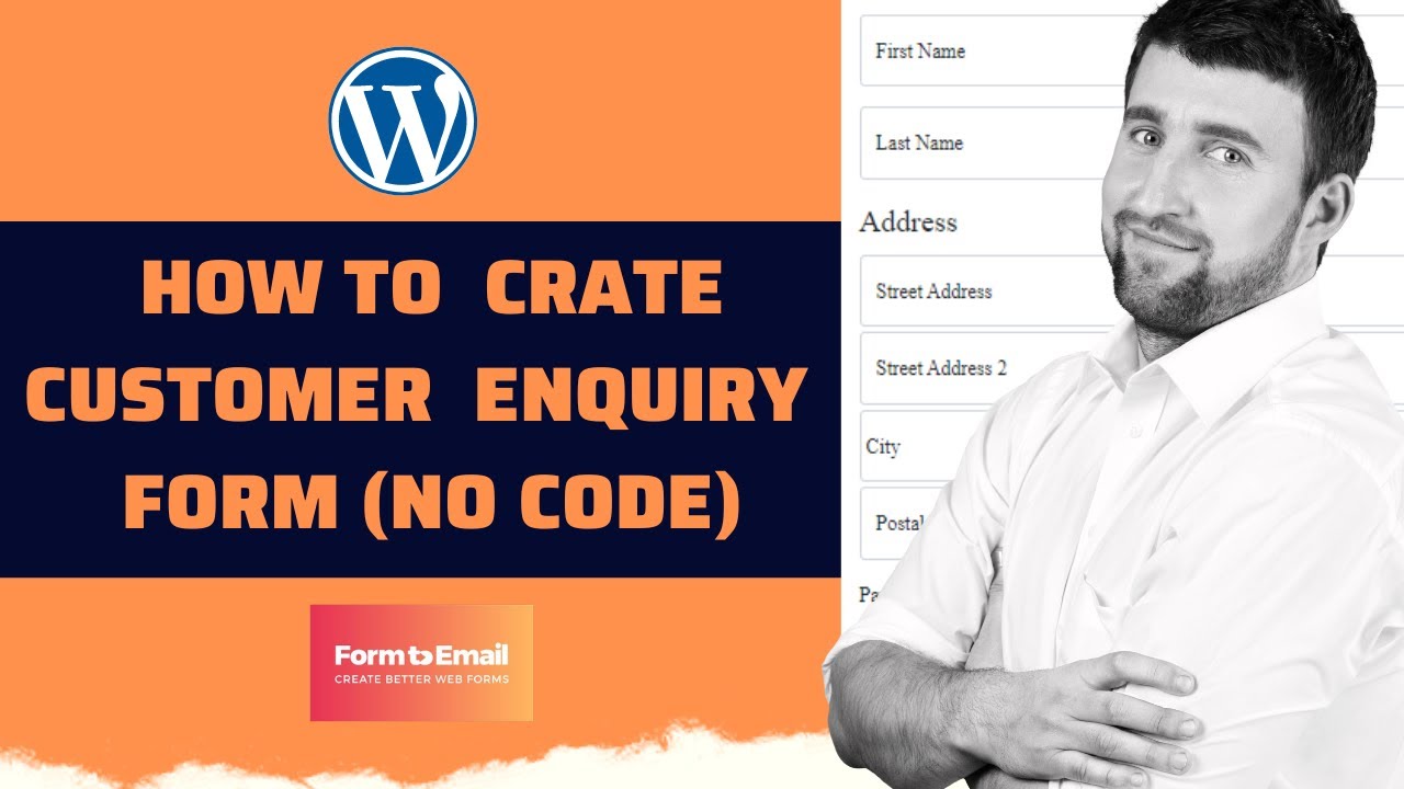 How to create a customer enquiry form on WordPress in minutes without coding👩&zwj;💻