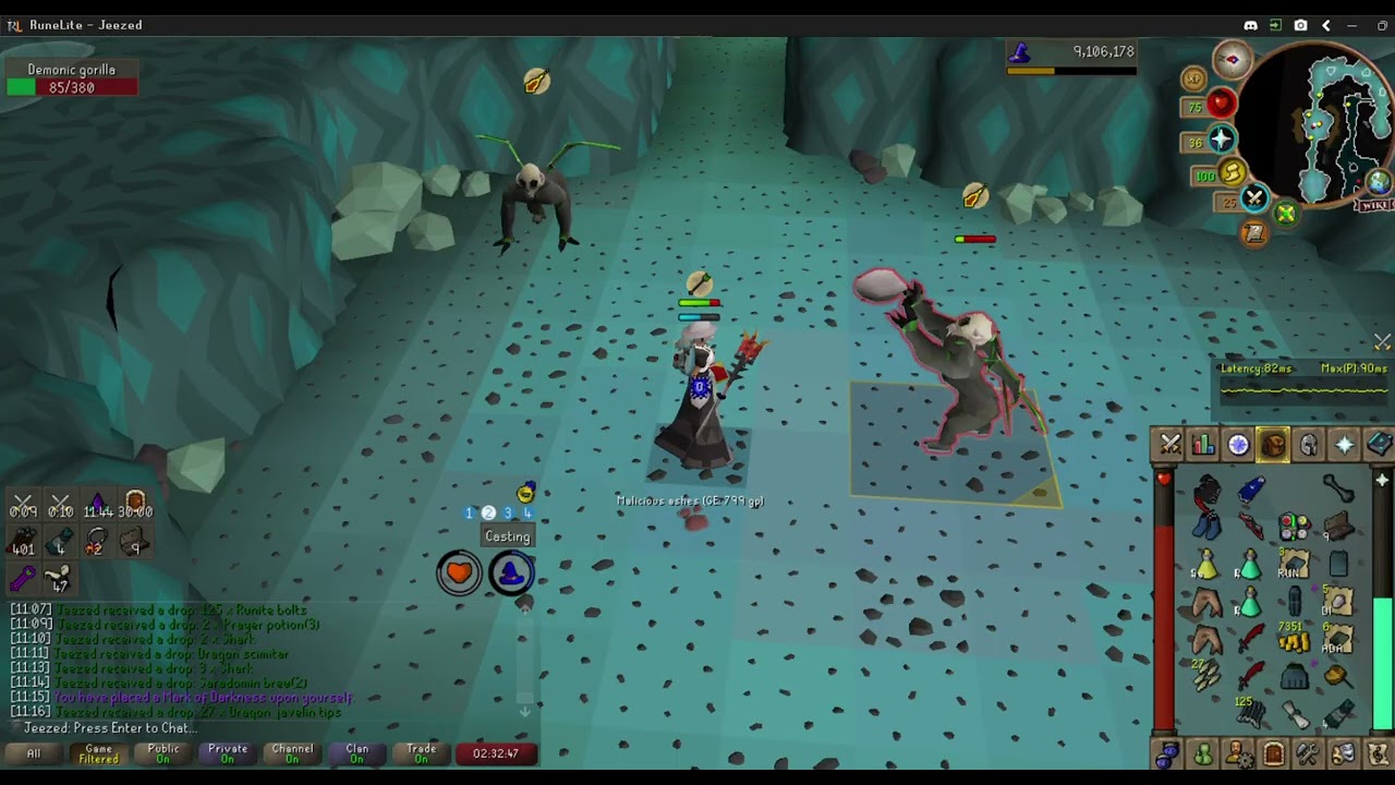 The Power of Purging Staff with Mark of Darkness