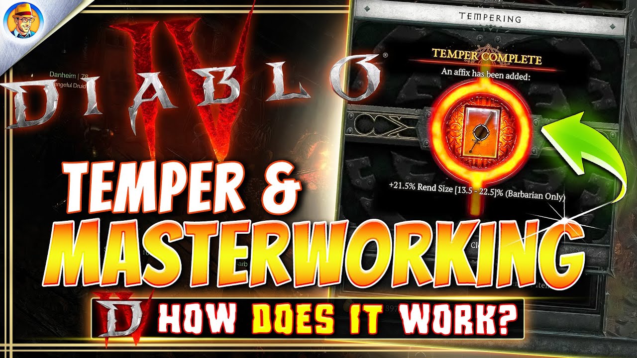 EASY Diablo 4 Masterworking & Tempering Explained Guide
