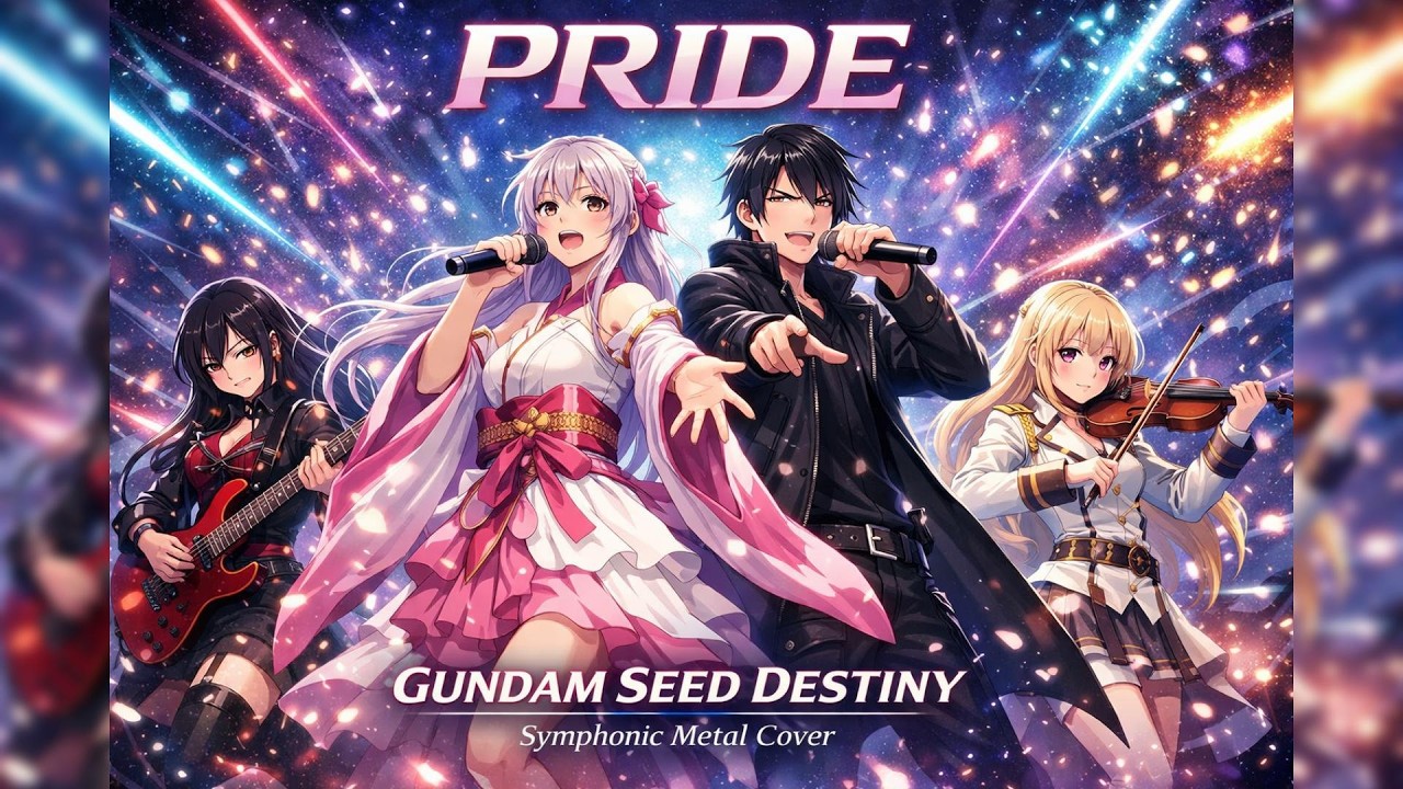 🎸【機動戦士ガンダムSEED DESTINY OP】PRIDE / HIGH and MIGHTY COLOR – Symphonic Metal Cover | MIRAGE PHANTOM