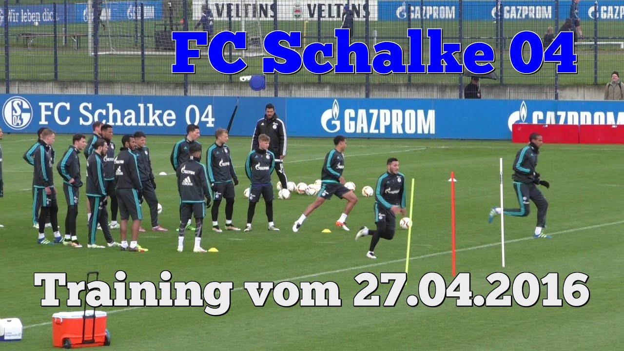 Schalke Training 27.04.2016   沙尔克04