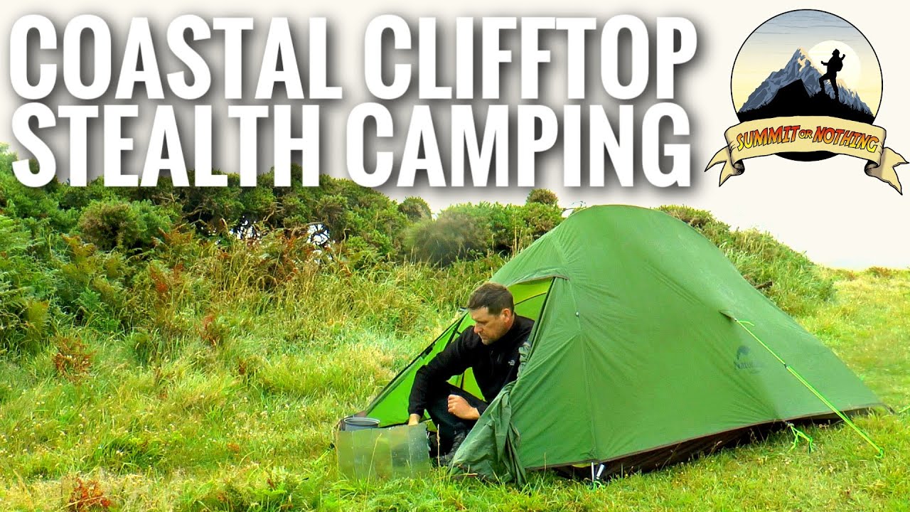 SOLO STEALTH WILD CAMPING (Hope Cove Coastal Clifftop Wild Camp and Hike)