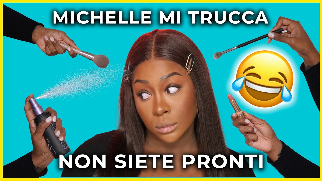 MI FACCIO TRUCCARE DA MICHELLE 🥶😂 (le risate)