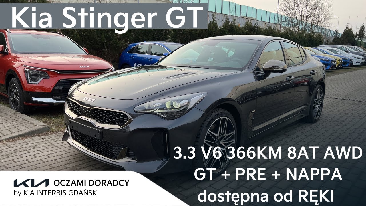 Kia Stinger GT [3.3 V6 366KM 8AT AWD] wersja GT PrestigeLine z tapicerką NAPPA | Panthera Metal