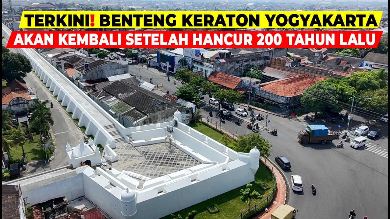 TERBARU❗JADI KENYATAAN‼️BENTENG KERATON YOGYAKARTA KEMBALI BERDIRI SETELAH HANCUR 200 TAHUN LALU