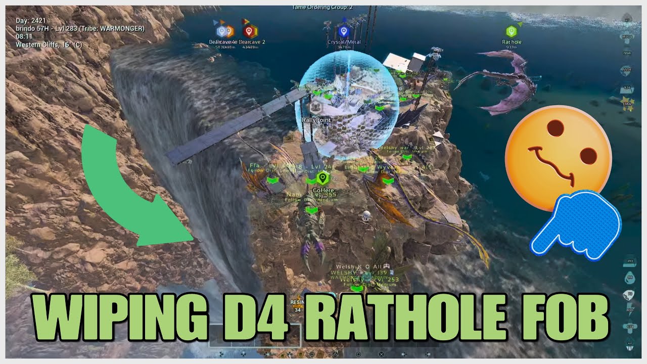 THROWBACK WIPING D4 OF 1143🏆 ARK ASCENDED OFFICIAL PVP