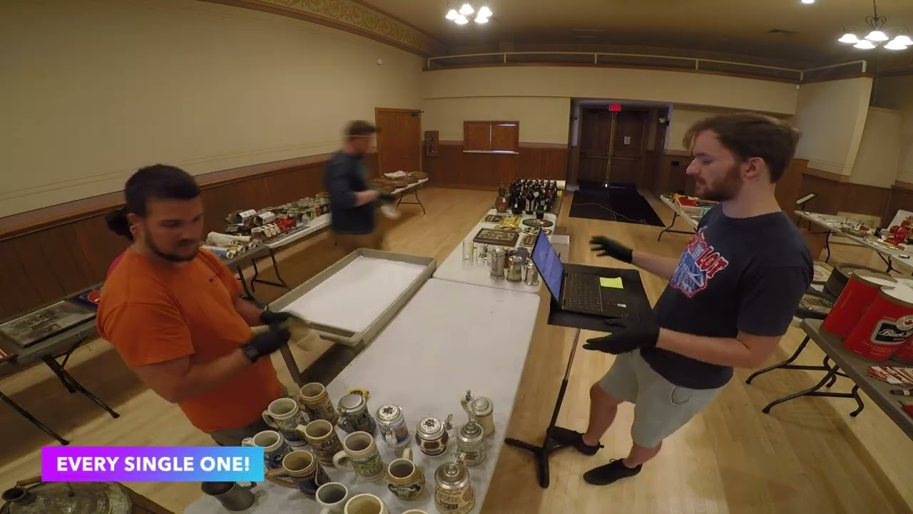 Breweriana Collection Cataloguing Time-lapse