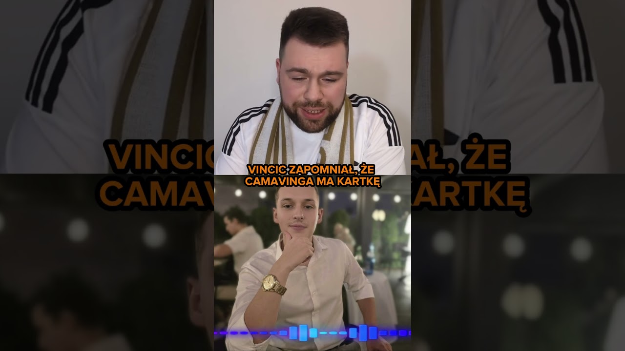 🚨 Slavko Vinčić zapomniał, że Eduardo Camavinga ma ż&oacute;łtą kartkę! 🟨 #variaty #variaty99 #variatylive