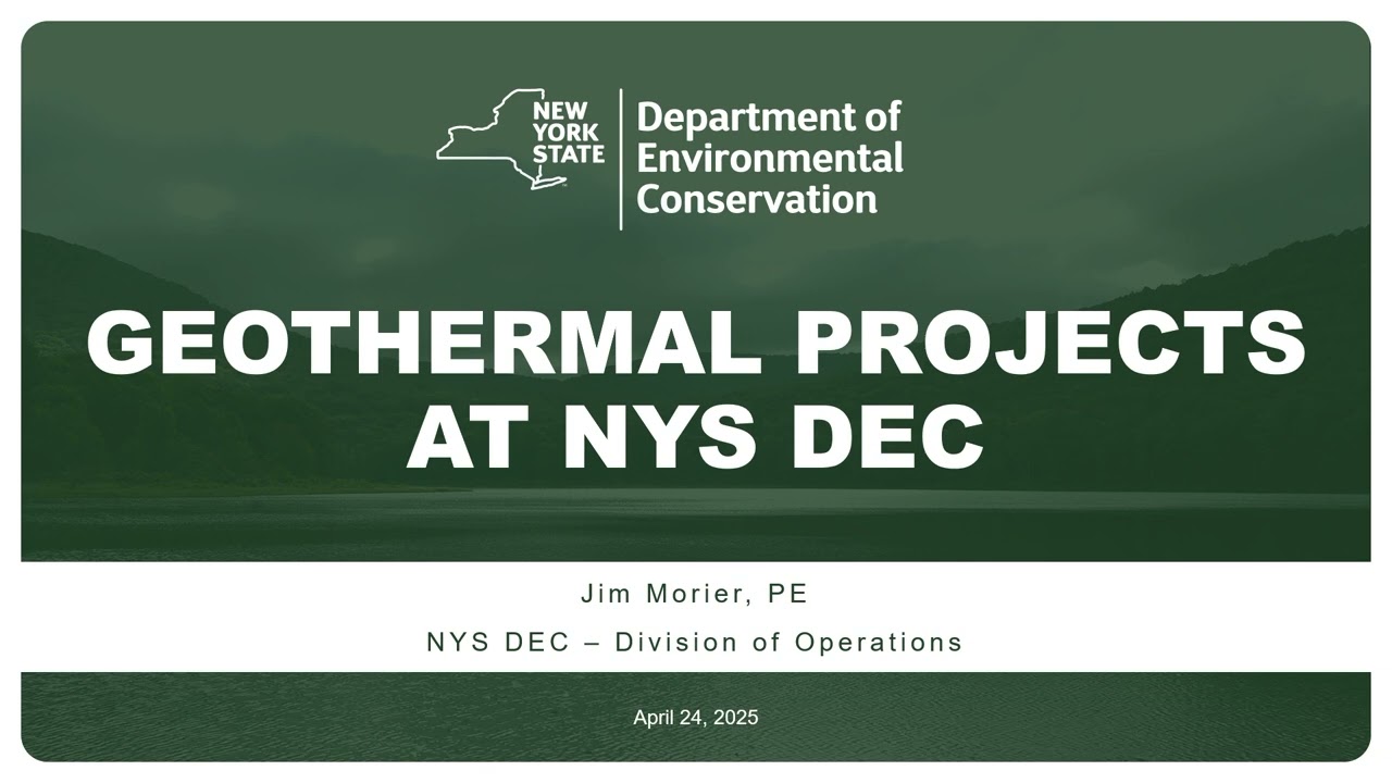 Lead By Example Geothermal Projects for NYS Facilities