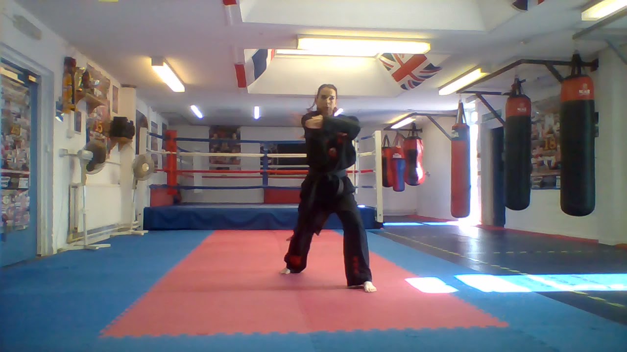 Pattern Gae Baek- Taekwondo Association of Great Britain (TAGB) led by Katie Billingham