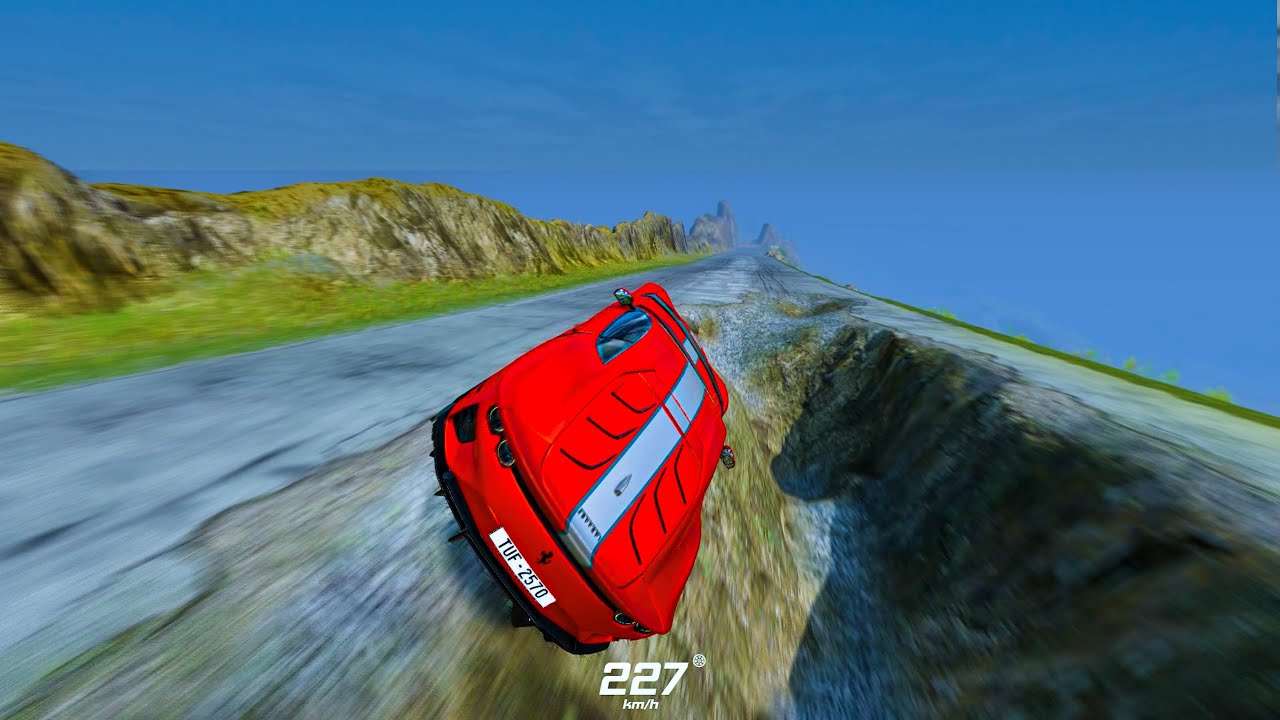 Full Throttle INSANE Long Uphill Mayhem. BeamNG.drive Epic Crashes & Speed Test BeamNG.drive #5