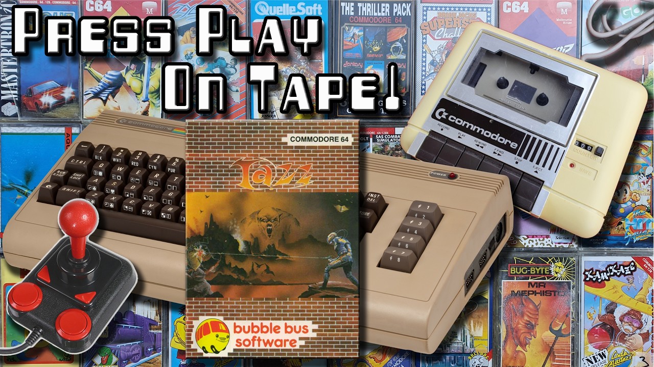 #683 C64 Press Play on Tape! #27...Tazz: Hectical but absolutely fun shoot'em'up! [Commodore 64]