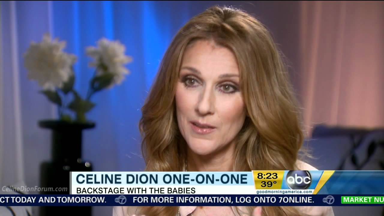 Backstage with Celine Dion on Good Morning America HD 1-11-2012