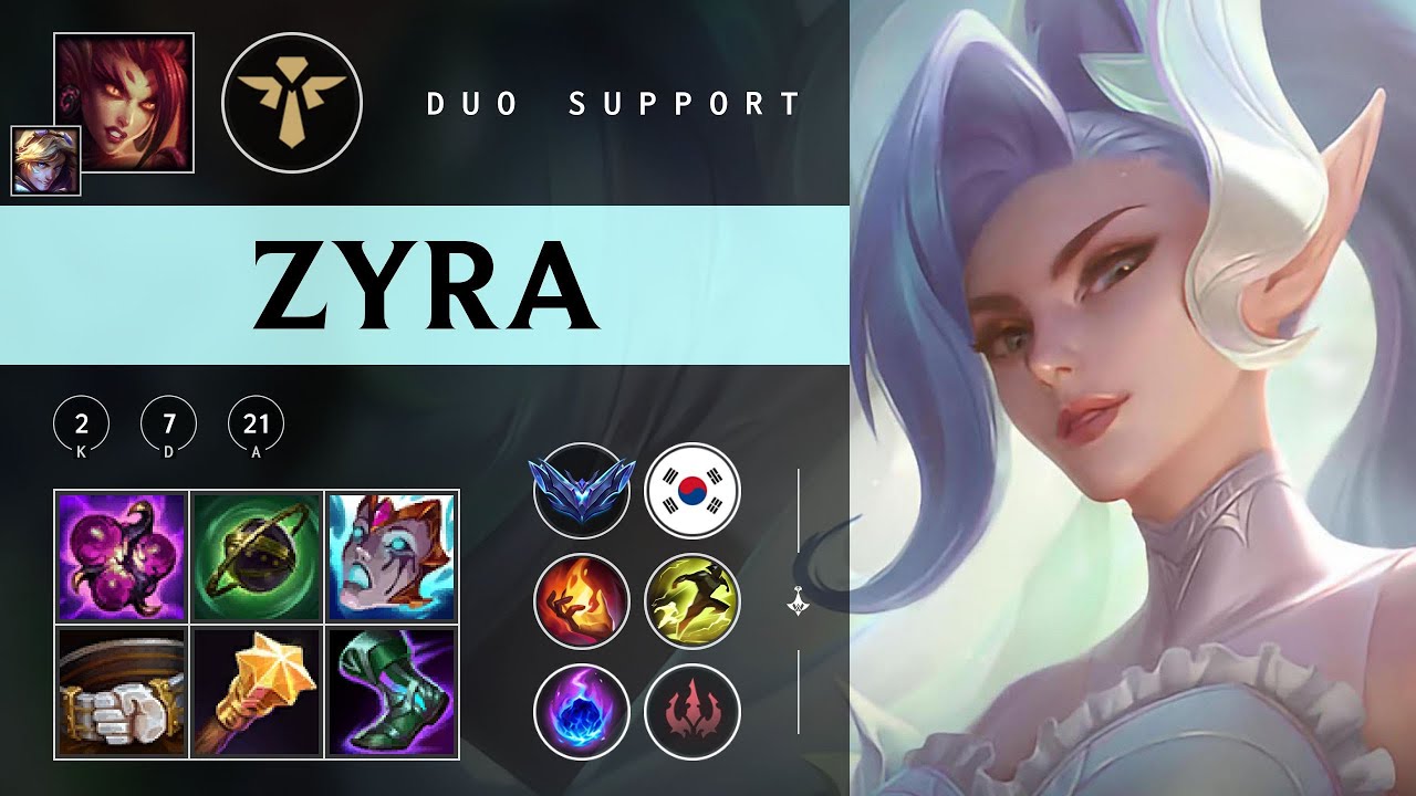 Zyra Support vs Swain - KR Diamond Patch 25.24