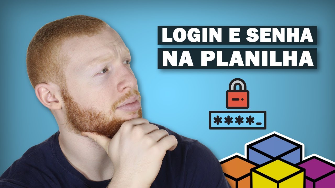 LOGIN e SENHA na PLANILHA EXCEL? Aprenda COMO FAZER!
