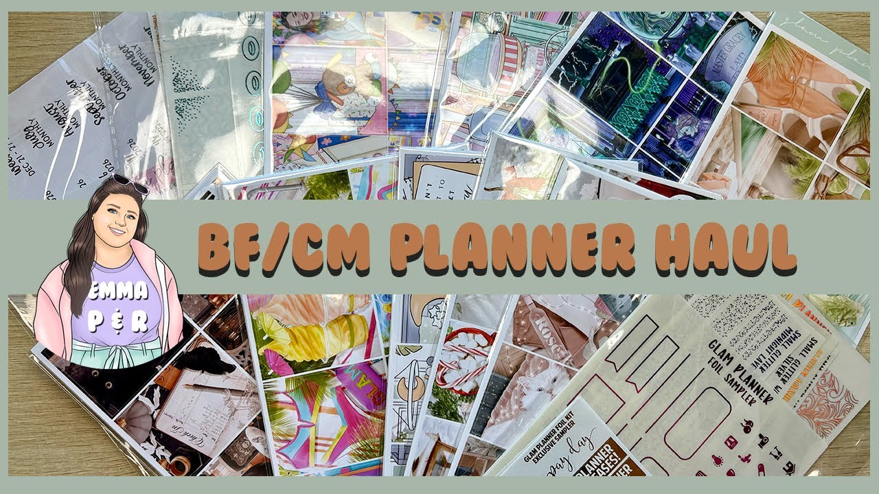 Black Friday/Cyber Monday Planner Haul