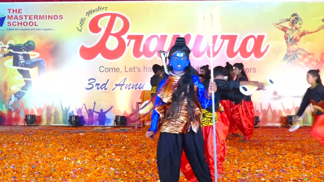 Shiva Thandavam by Grade 5 student , Annual day @TMMS DUBBAK