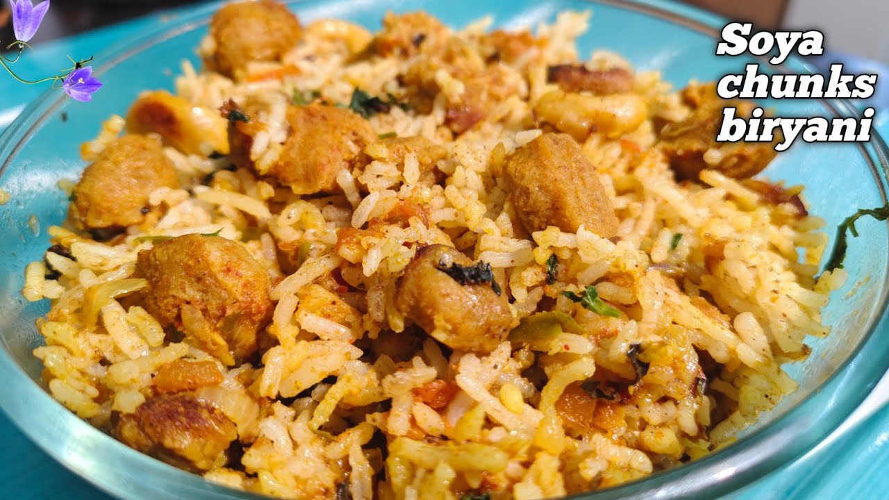 1 कप सोया चंक्स से बनाएं जबरदस्त बिरयानी | आसान सोया चंक्स बिरयानी रेसिपी | Veg Biryani FoodieZaika