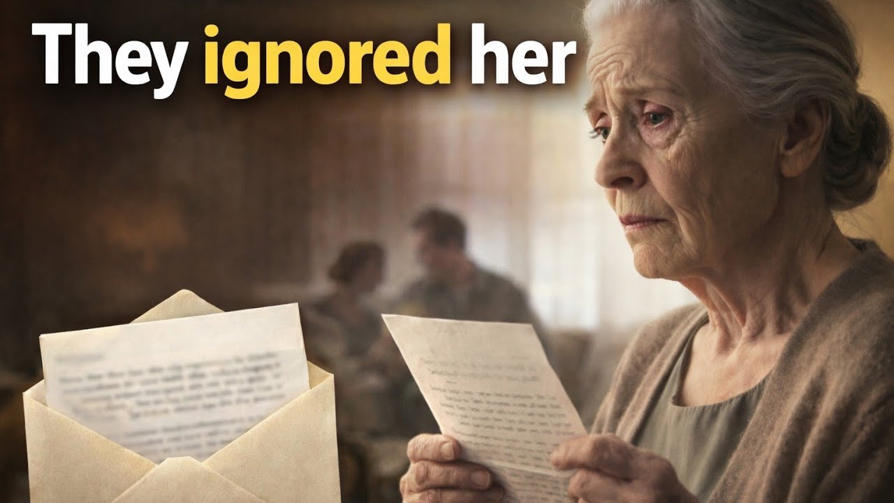 They Ignored the 74-Year-Old Grandmother… Until Her Letter Was Read