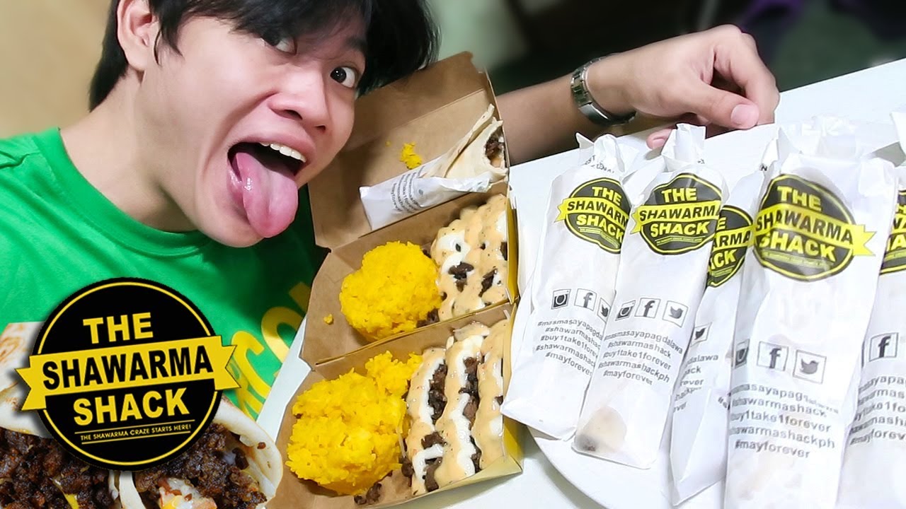 SHAWARMA SHACK RICE & WRAP MUKBANG!!