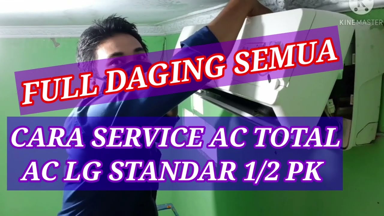 Cara Mencuci AC LG sendiri @BINTANG ABADI TEHNIK