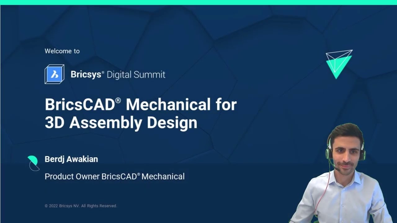 BricsCAD® Mechanical for 3D Assembly Design and Fabrication