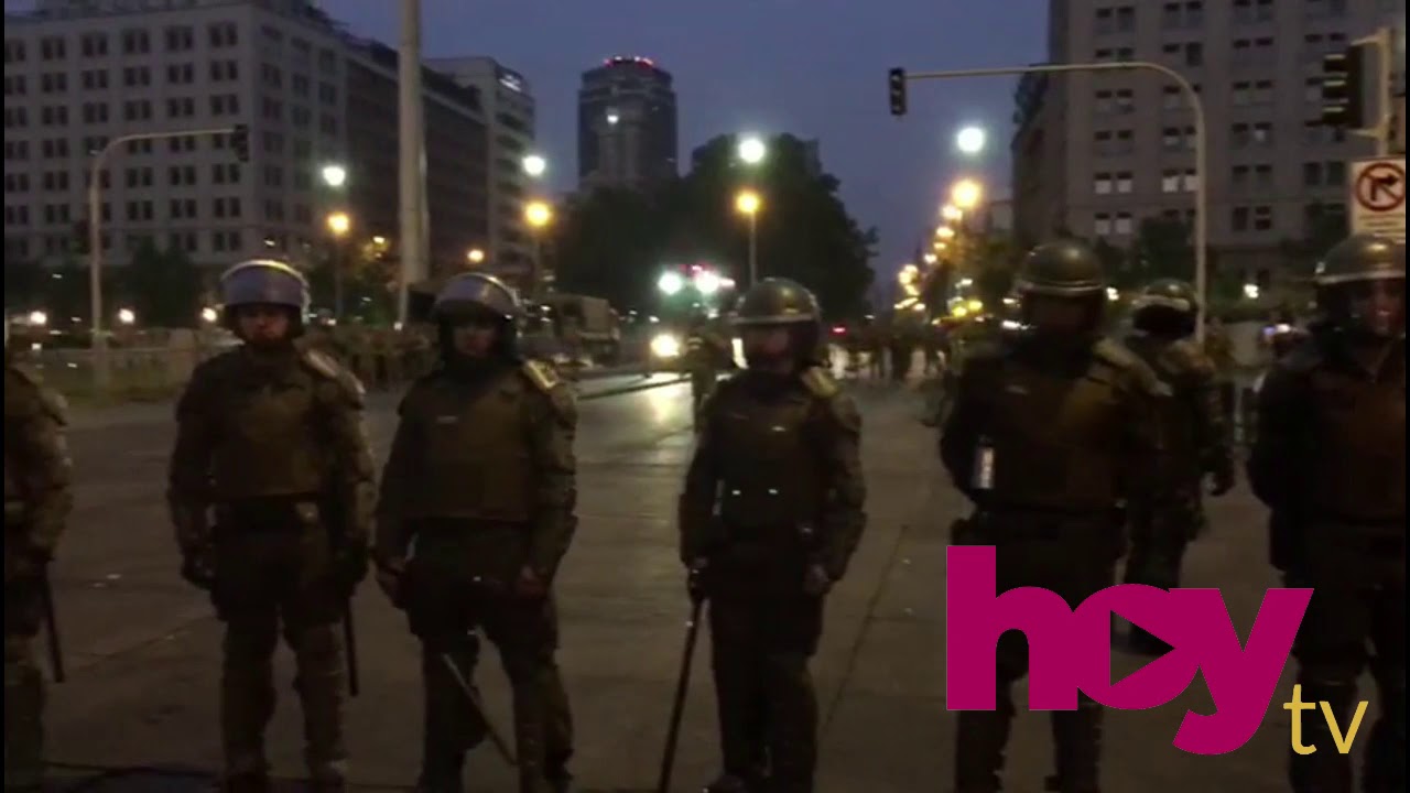 Estado de Emergencia Santiago de Chile  19 Octubre
