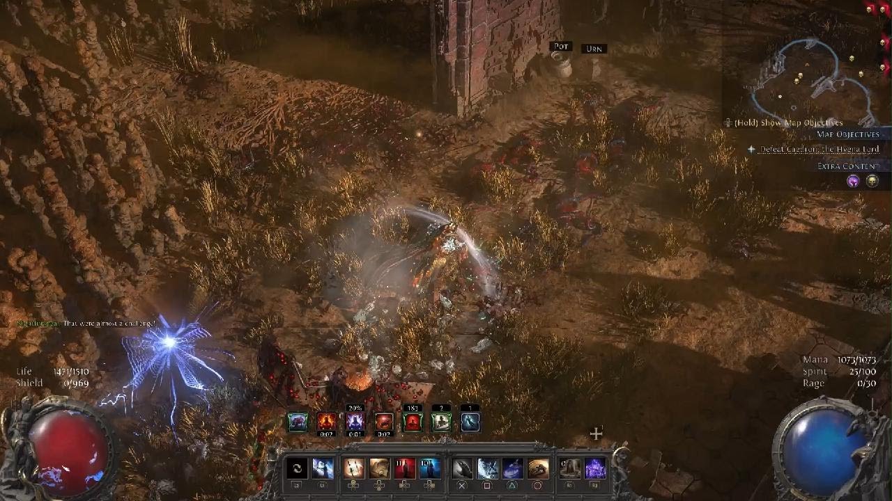 Path of Exile 2 Beta Clearing entire screens with Trampletoe , Ft: Ice strike (Glass cannon Build)