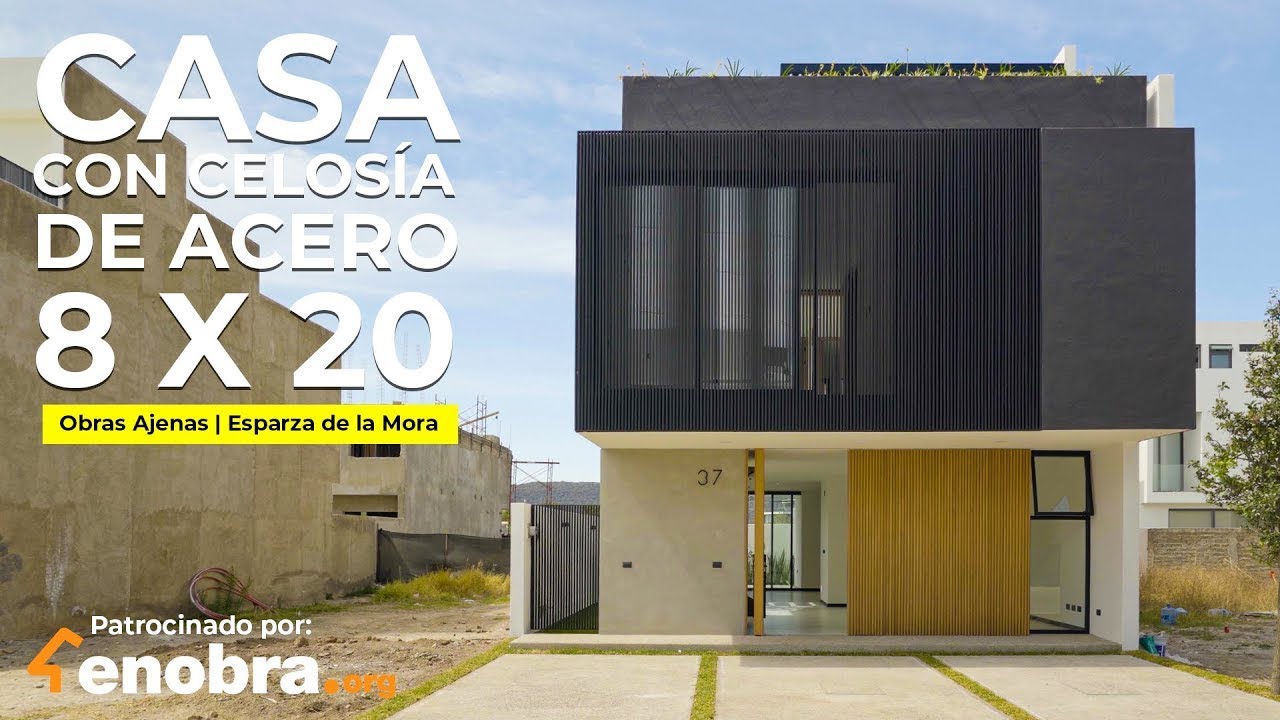 CASA MINIMALISTA en Terreno Mediano |  Esparza de la Mora Arq