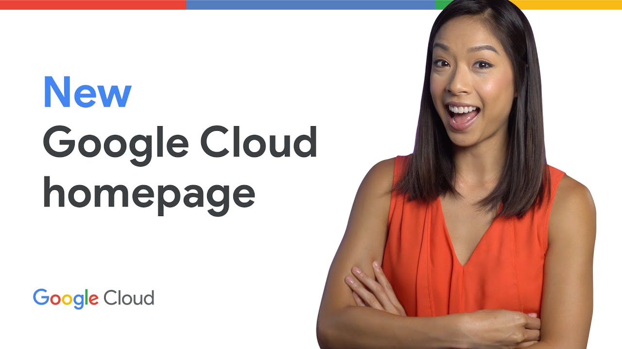 New Google Cloud homepage
